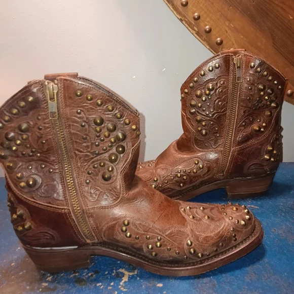 COPY - Ash Vintange Cowboy Boots - Picture 5 of 6